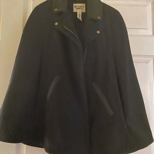 Bethany Mota black cape jacket